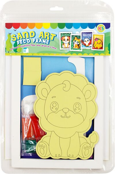 Sand Art Deco Frame Kit - Choose From 10 Super Adorable Animals!
