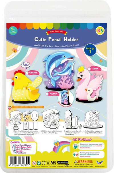 Cutie Pencil Holder Kit - Packaging Front