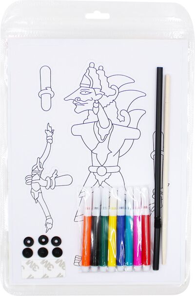 Wayang Kulit Paper Puppet Kit - Packaging Back