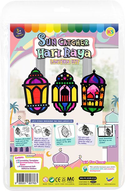 Suncatcher Hari Raya Lantern Kit - 3-in-1