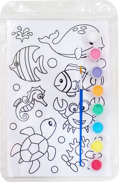 Suncatcher Window Deco Kit - Sealife Animals - Back Packaging