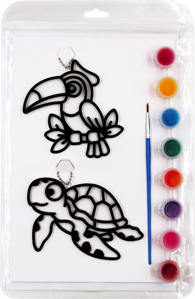 Suncatcher 3D Malaysia Theme Deco Hanger Pack of 2 - Choose From 6 Designs! - Packaging Back