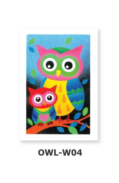 Creative Sand Art - Barn Owls - OWL-W04