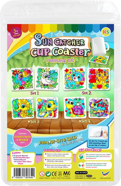 Suncatcher Cup Coaster Set