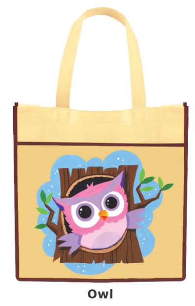 DIY Animal Tote Bag - Owl