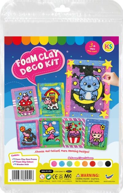 Foam Clay Deco - Kit-Front