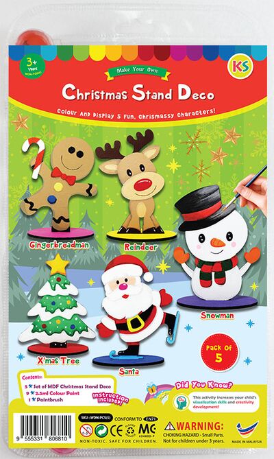 Christmas Stand Deco Kit - Pack of 5