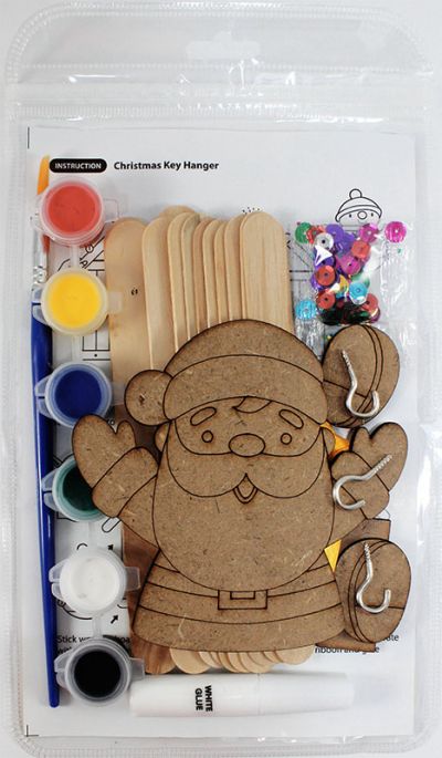Christmas Key Hanger Kit - Packaging BackChristmas Key Hanger Kit