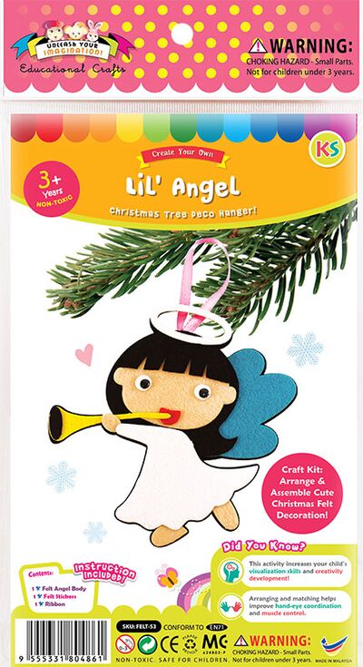 Felt Christmas Deco Hanger Kit - Little Angel