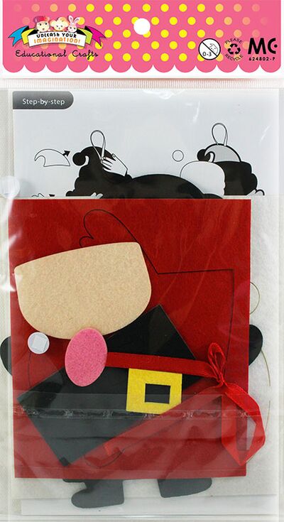 Felt Christmas Deco Hanger Kit - Santa Claus