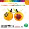 Felt & Polyfoam 2-Piece Mandarin Orange - Pack of 10