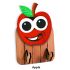 3D Fruit Key Hanger - Apple