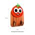 3D Vegetable Key Hanger - Size