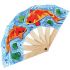 Chinese New Year Paper Fan Pack of 5 - Koi Fish