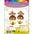 Felt Chinese New Year Wealth God Hanger Pack of 5 - Packaging Front