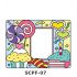 Suncatcher Photo Frame Kit - Candy, Cakes and Lollipop Party