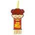 Felt Chinese New Year Kids Wall Deco Pack of 2 - Girl