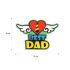 5-in-1 Sand Art Father's Day Board - Size