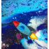 Washable Pour Art Paint - Spaceship Art