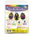 Stained Glass Easter Egg Window Deco Kit