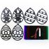 Stained Glass Easter Egg Window Deco Kit - Contents