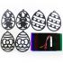 Stained Glass Easter Egg Window Deco Kit - Contents