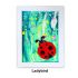 Pour Art Painting Kit With 3D Frame - Insects Theme - Ladybird