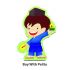 Wooden Raya Stand - Boy With Pelita