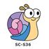 Suncatcher Small Keychain - Snail