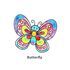 Suncatcher Window Deco Kit - Cute Bugs And Insects - Butterfly