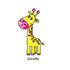Suncatcher Window Deco - Zoo Animals - Giraffe