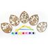 Wooden Easter Egg Hanger Deco Kit - Contents