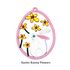 Wooden Easter Egg Hanger Deco - Easter Bunny Flowers