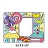 Suncatcher Photo Frame - Candy, Cakes and Lollipop Party