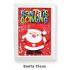 Christmas Frame Deco - Santa Claus