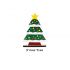 Christmas Paperclip Stand Pack of 5 - Christmas Tree