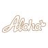 Wooden Greeting Words - Aloha