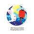 Mid-Autumn Rabbit Magnet Painting - Rabbit Hanging Big Lantern