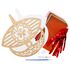 Traditional Paper Kite Wau Deco Kit - Contents
