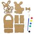 Wooden Bunny Candy Box Kit - Contents
