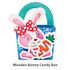 Wooden Bunny Candy Box