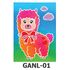 Glow-in-the-Dark Sand Art Kit - Animal Series - Llama