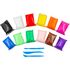 Easy Air-Dry Clay  - 12 Colours x 8g - Contents