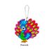 Suncatcher Board Deco Painting Suction - Peacock