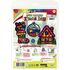 Suncatcher Christmas Day Paper Kit - Part 1 - Christmas Stocking, Reindeer Bauble, Christmas Cottage