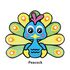 LED Cutie Felt Table Lamp Box Kit - Peacock