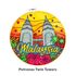 Batik Painting Hoop Kit - Petronas Twin Towers
