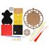 Felt Chinese New Year Hanging Deco Kit - God of Wealth / Spring Mandarin Orange / Fortune Cat - Contents