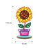 Flower Deco Painting - Tulip / Sunflower / Orchid / Hibiscus / Daisy - Size