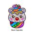 Foil Art 4-in-1 Cupcake Board Kit - Bear